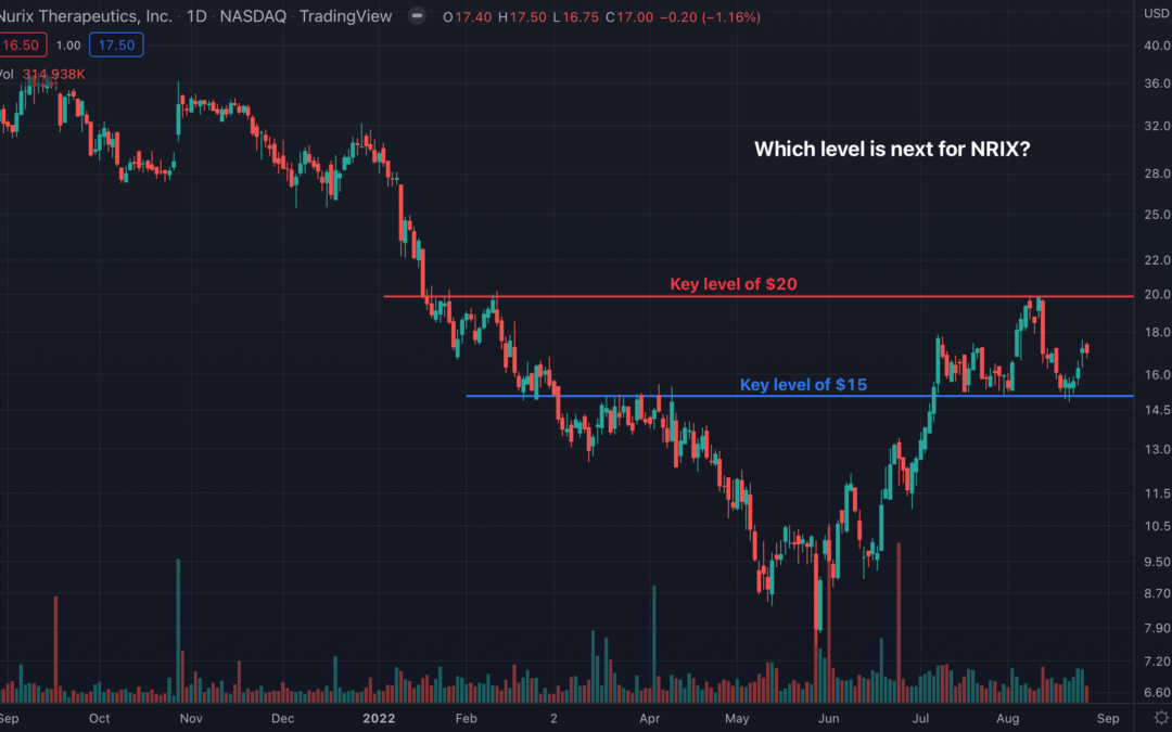 This Biotech Stock Is Stuck Between 2 Key Levels