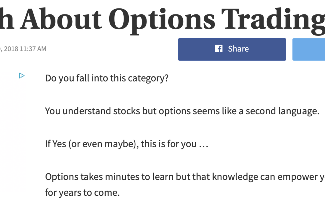 Townhall – The Truth About Options Trading – 08.20.2018