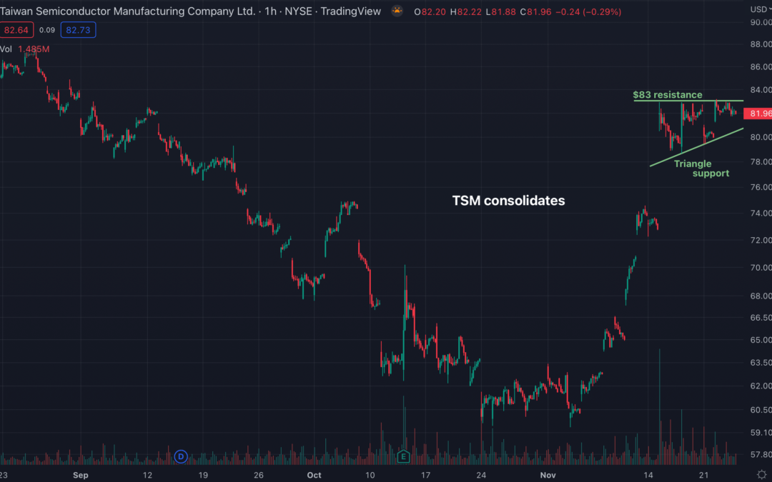 Taiwan Semiconductor (TSM) Begins To Consolidate Before Next Move